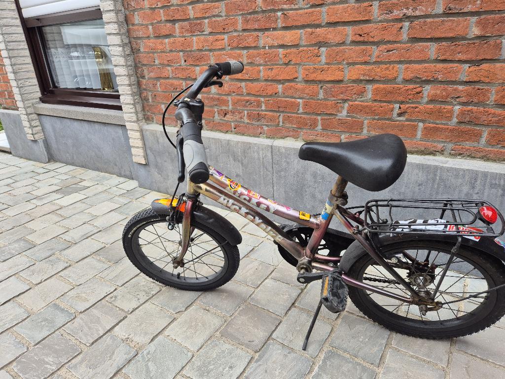 Mickeybike kinderfiets 5-6 jaar, Enlèvement, Utilisé, 16 à 20 pouces, Mickeybike