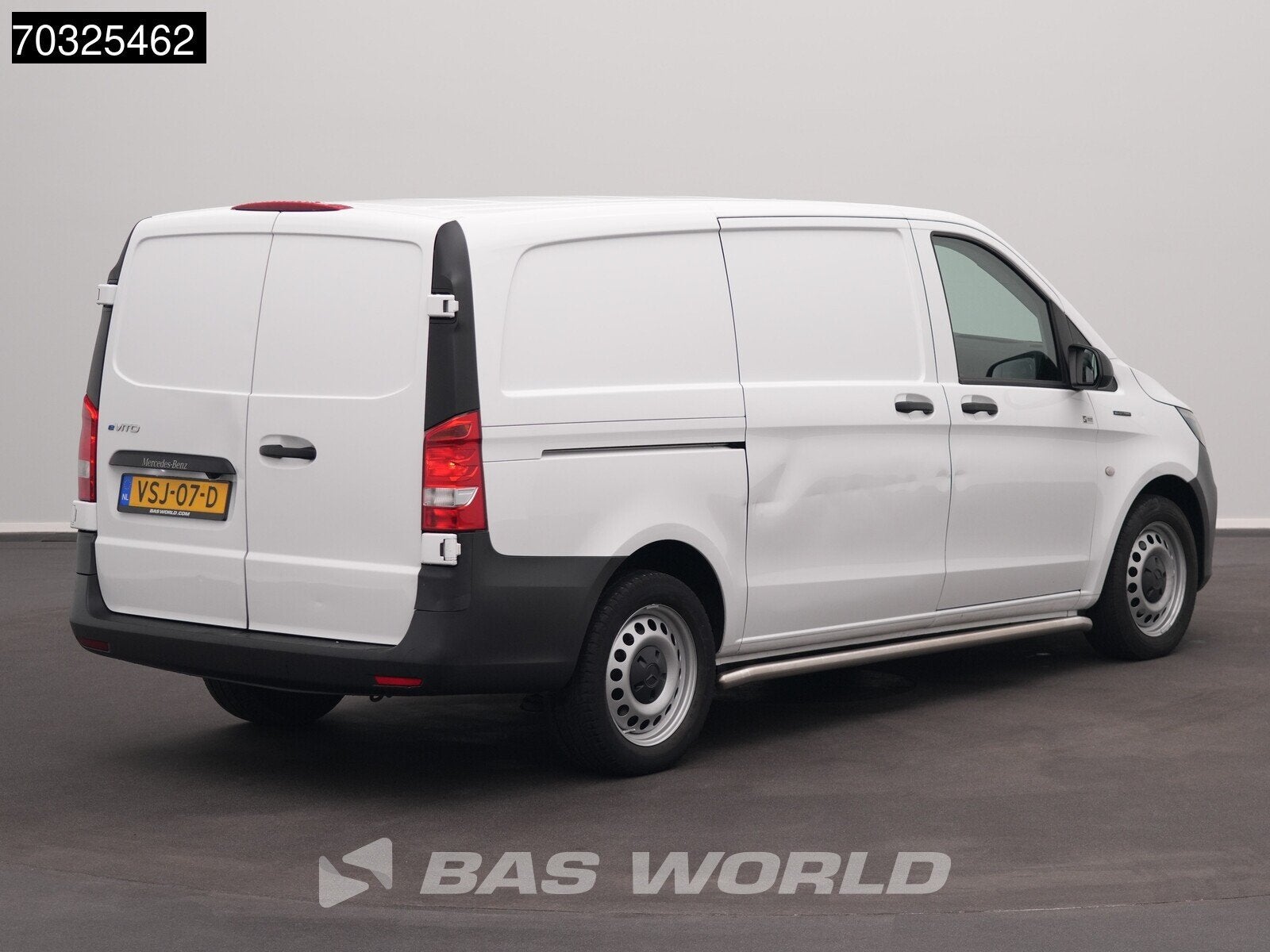 Mercedes eVito 112 112 Elektrisch 66kWh 256km WLTP L2H1 Airc, Auto's, Automaat, Gebruikt, 116 pk, Wit