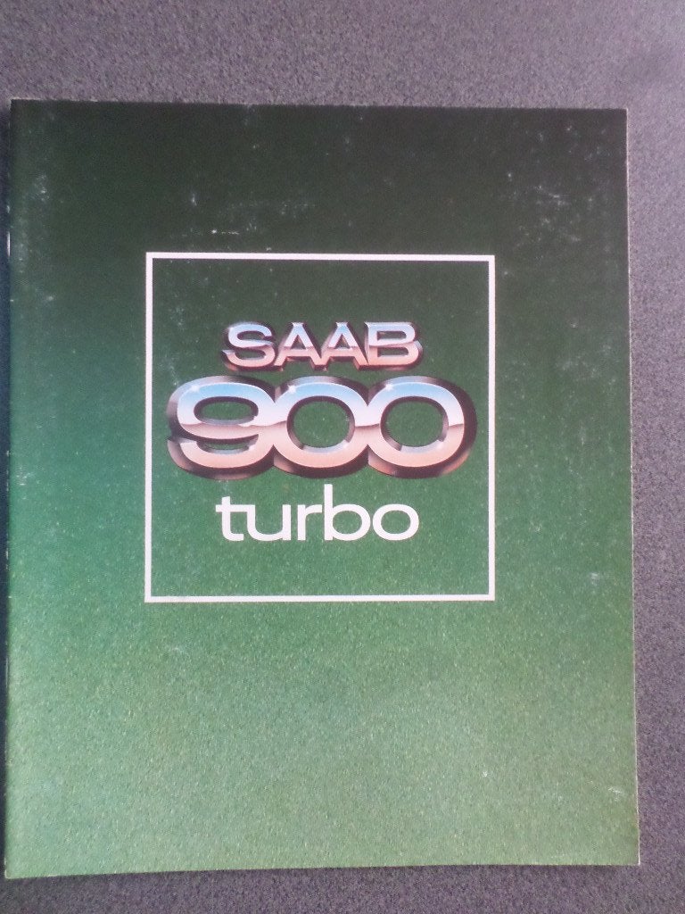 Brochure de la Saab 900 Turbo 1979, Enlèvement ou Envoi