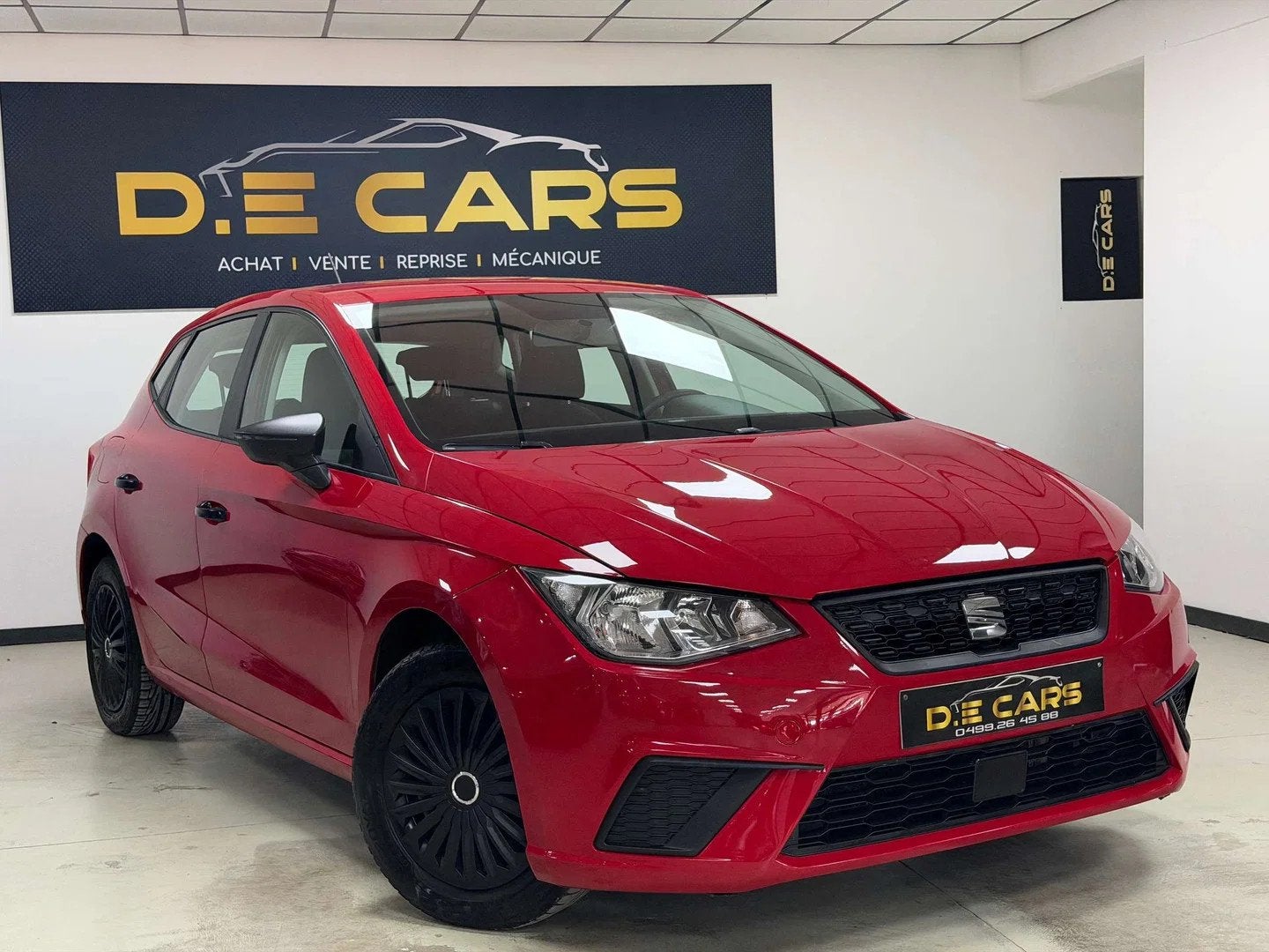 SEAT Ibiza 1.0i MPI *AIRCO*BLEUTOOTH /GARANTIE 12MOIS, Autos, Rouge, Achat, Euro 6, Entreprise