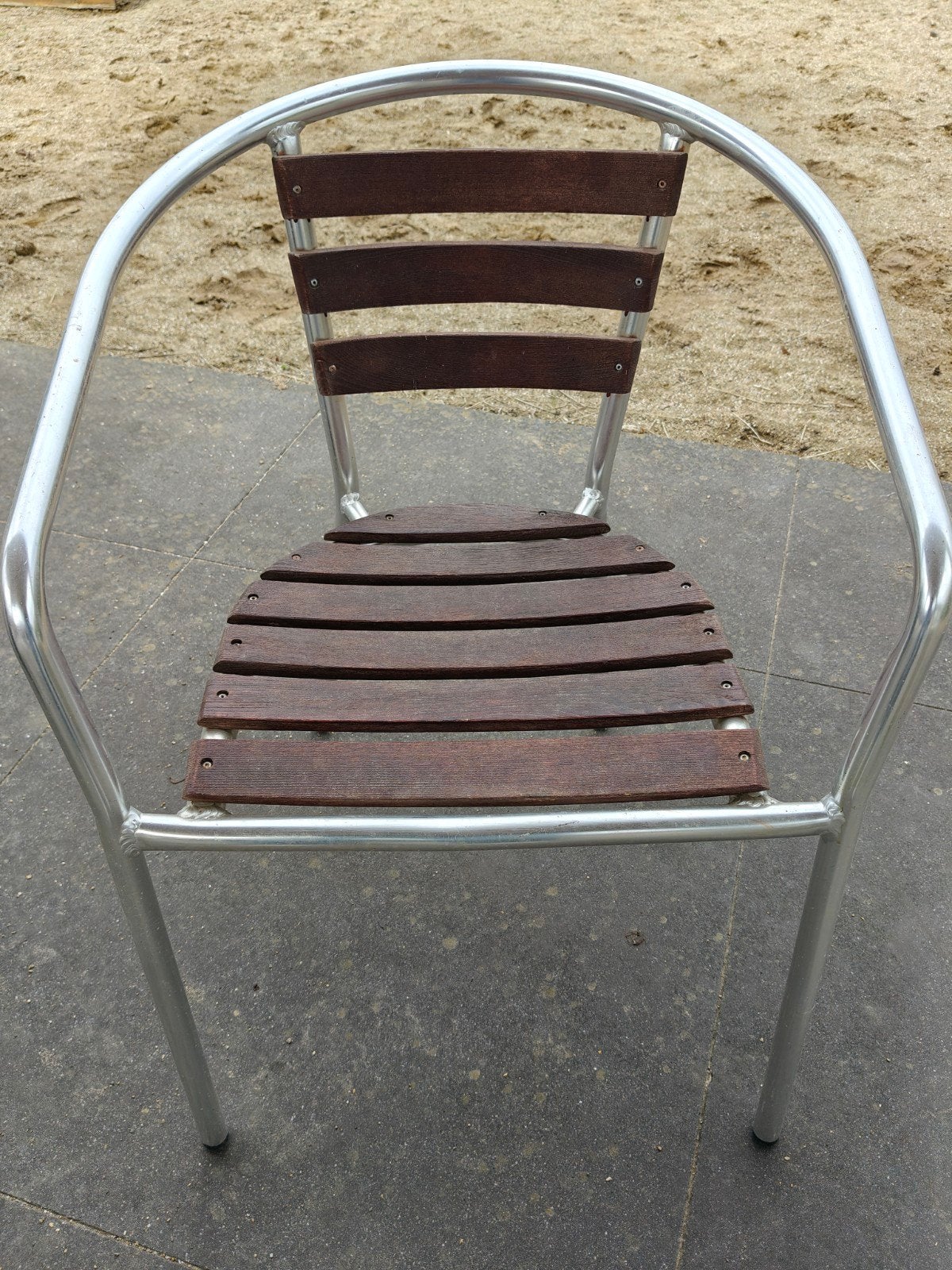 tuinstoelen, Tuin en Terras, Ophalen, Gebruikt, Aluminium, Stapelbaar