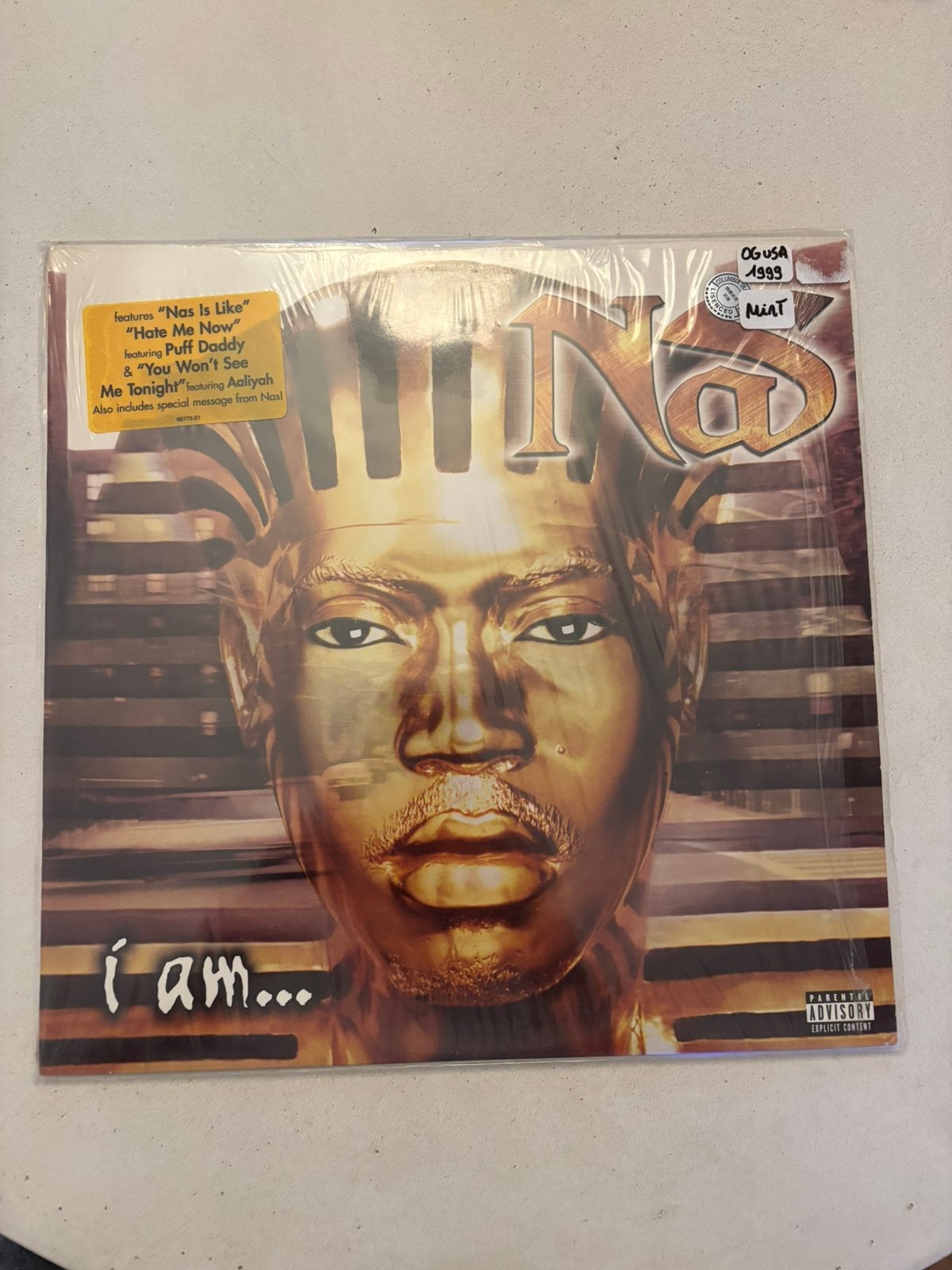 Lp 1999 NAS - I am vinyl near mint net als hoes, Cd's en Dvd's, Vinyl | Hiphop en Rap, Ophalen of Verzenden, Zo goed als nieuw