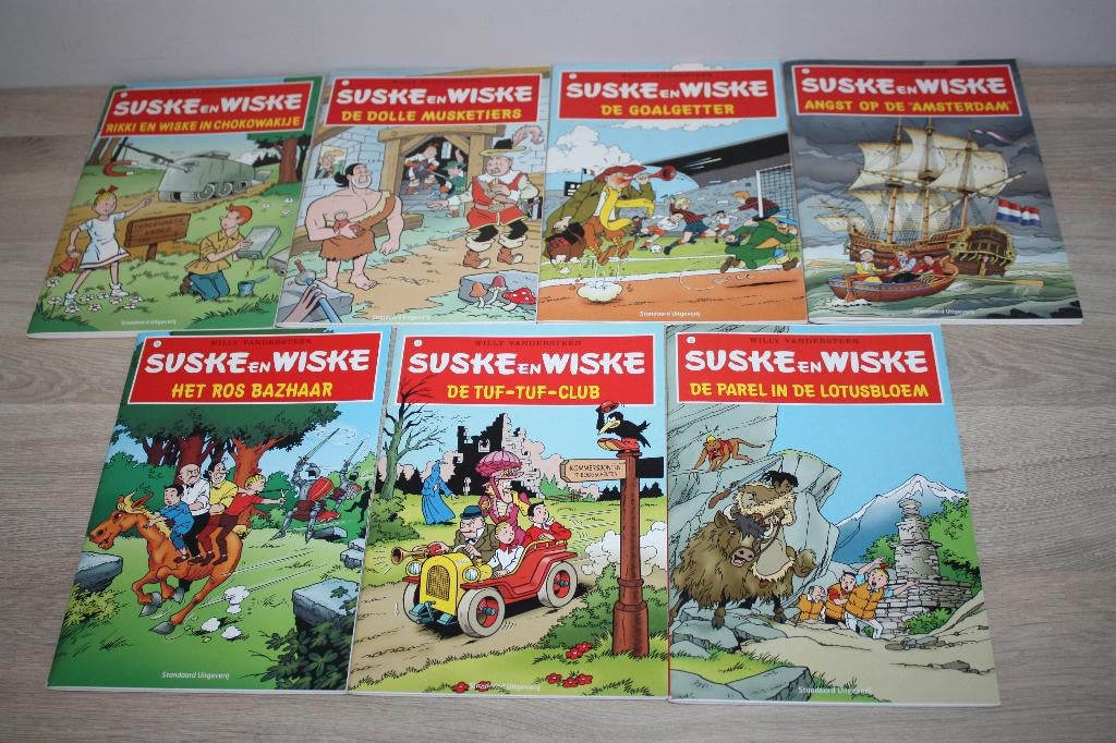 7 x Suske en Wiske , Brabants dagblad / de Gelderlander 2008, Willy Vandersteen, Ophalen of Verzenden, Zo goed als nieuw, Meerdere stripboeken