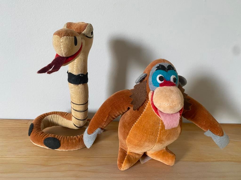 2 vintage Jungle Book figuurtjes 1966, Verzamelen, Ophalen of Verzenden, Gebruikt