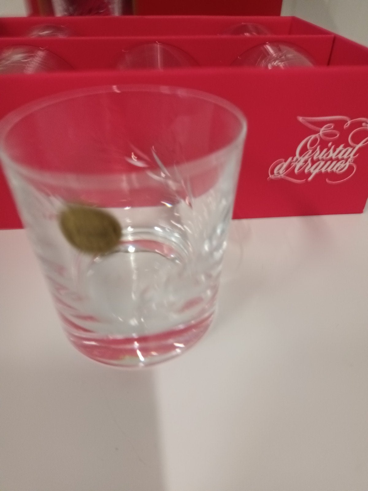 Whisky Cristal d´Arques glazen, Antiquités & Art, Enlèvement ou Envoi