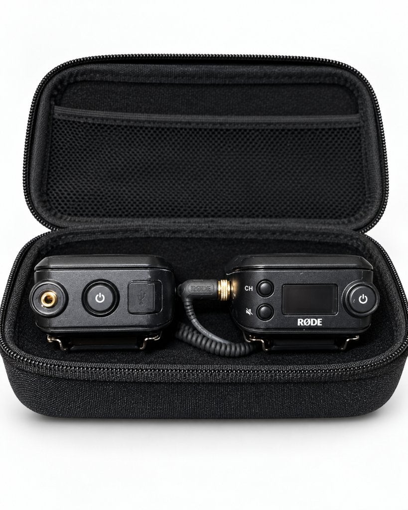 Micro sans fil RØDELink Filmmaker Kit, TX/RX + étui, Musique & Instruments, Enlèvement ou Envoi, Utilisé, Autres types, Sans fil