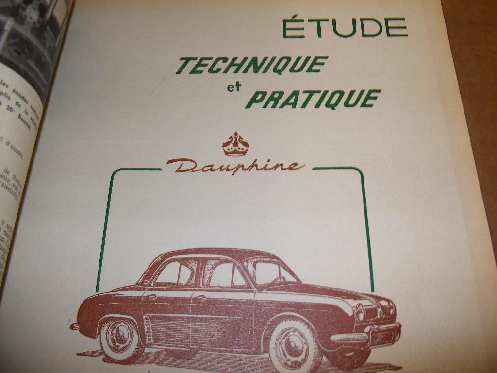 revue technique renault dauphine, Autos : Divers, Modes d'emploi & Notices d'utilisation, Enlèvement ou Envoi