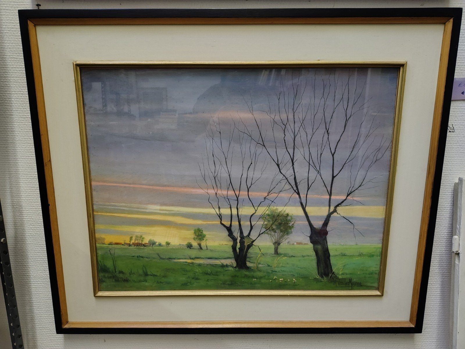 Schilderij Maurice Vander Meeren Tielt, Antiek en Kunst, Ophalen