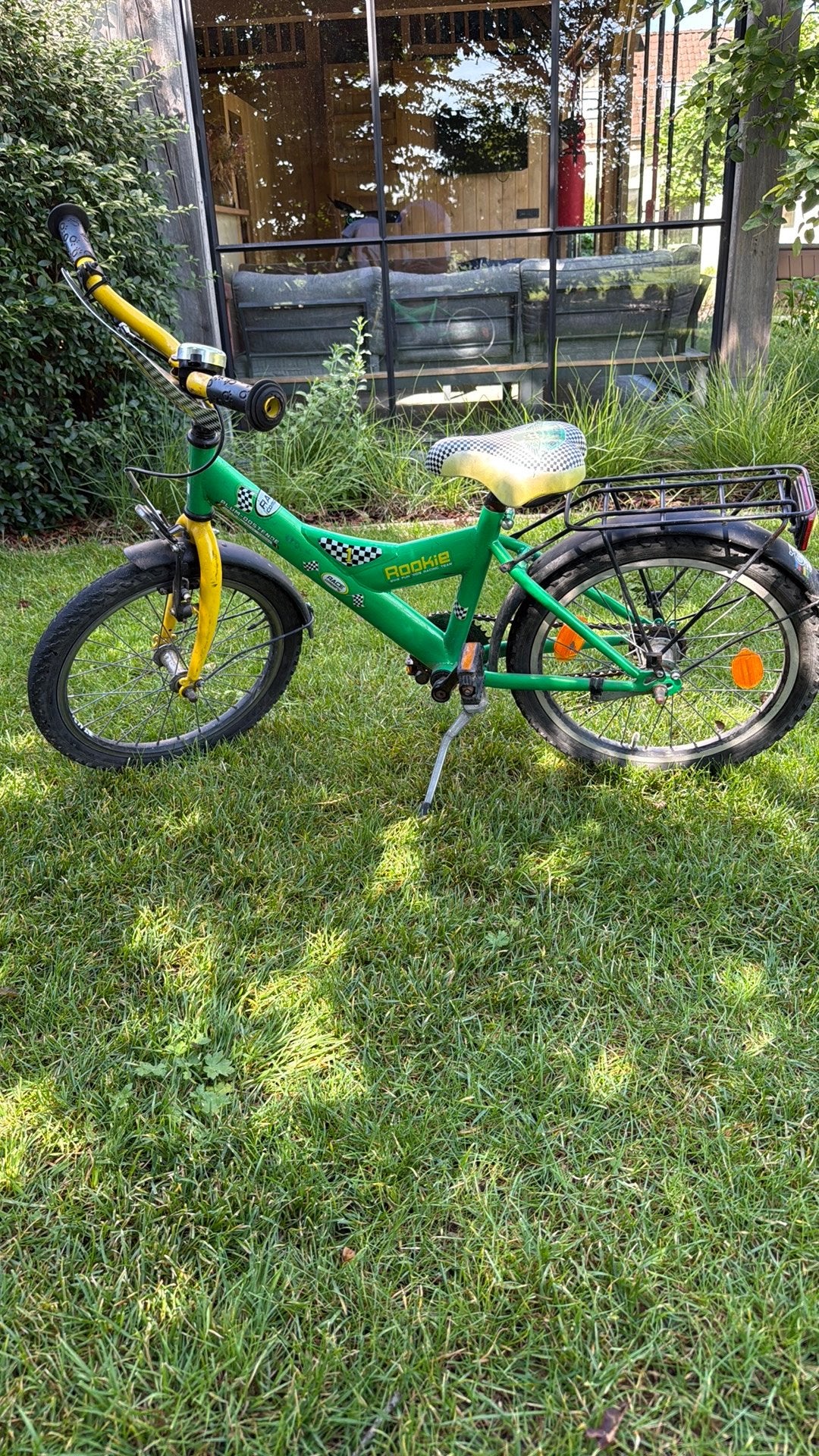 18 inch « race » fiets, Fietsen en Brommers, Ophalen, Gebruikt, Terugtraprem, 16 tot 20 inch