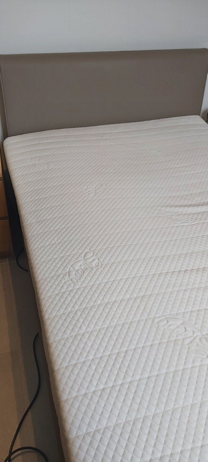 Bed boxspring twijfelaar, Huis en Inrichting, Ophalen, Twijfelaar, Matras