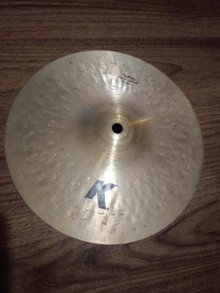 Zildjian 10" K Custom Dark splash, Muziek en Instrumenten, Ophalen of Verzenden, Zo goed als nieuw
