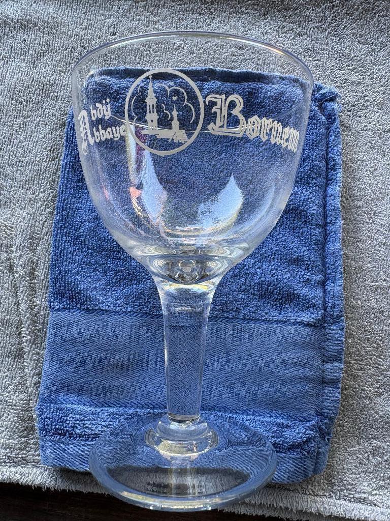 Abdij van Bornem/Abbaye de Bornem (2 glazen), Ophalen of Verzenden, Zo goed als nieuw, Glas of Glazen