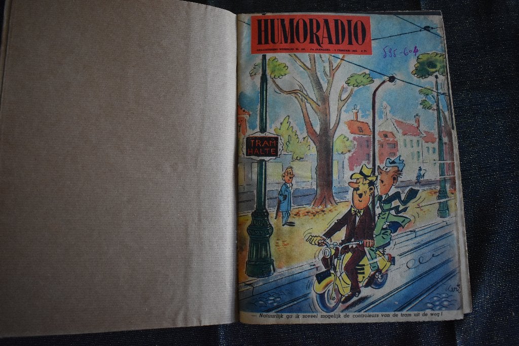 Unieke bundeling HUMO's uit 1952 - ingebonden, Ophalen of Verzenden