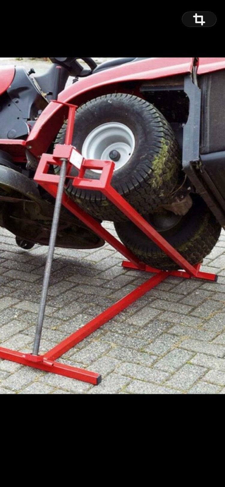Cric tracteur tondeuse, Enlèvement ou Envoi, Comme neuf