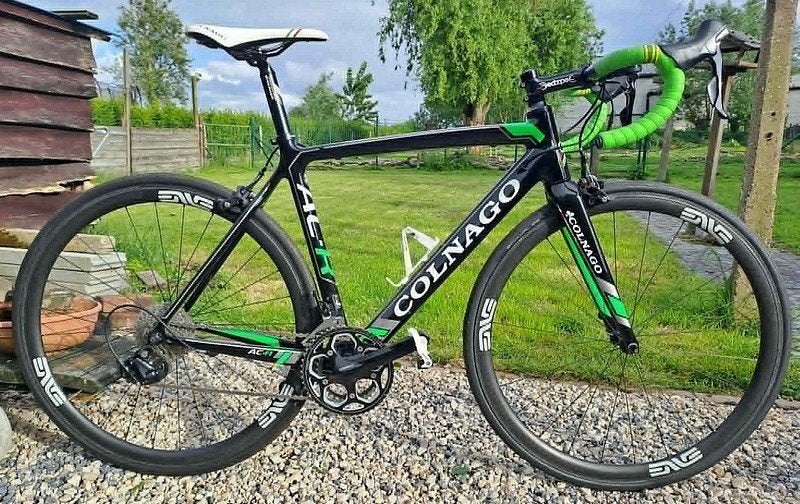 COLNAGO carbon, m/z wielen, topstaat, 54., Ophalen, Zo goed als nieuw