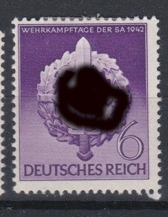 Empire allemand 1942 n 818 *, Timbres & Monnaies, Timbres | Europe | Allemagne, Envoi, Empire allemand