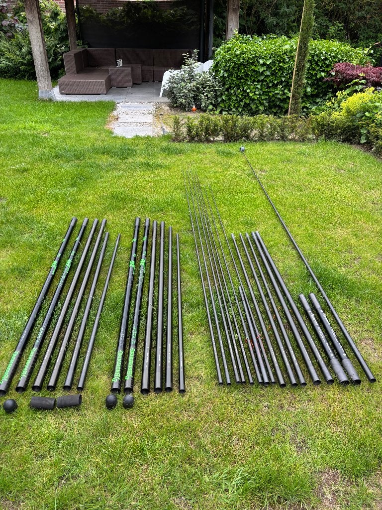 Uniek 2 x Browning Xitan Z6 13 meter z.g.a.n. 6 topsets enz., Watersport en Boten, Hengelsport | Witvissen, Ophalen of Verzenden