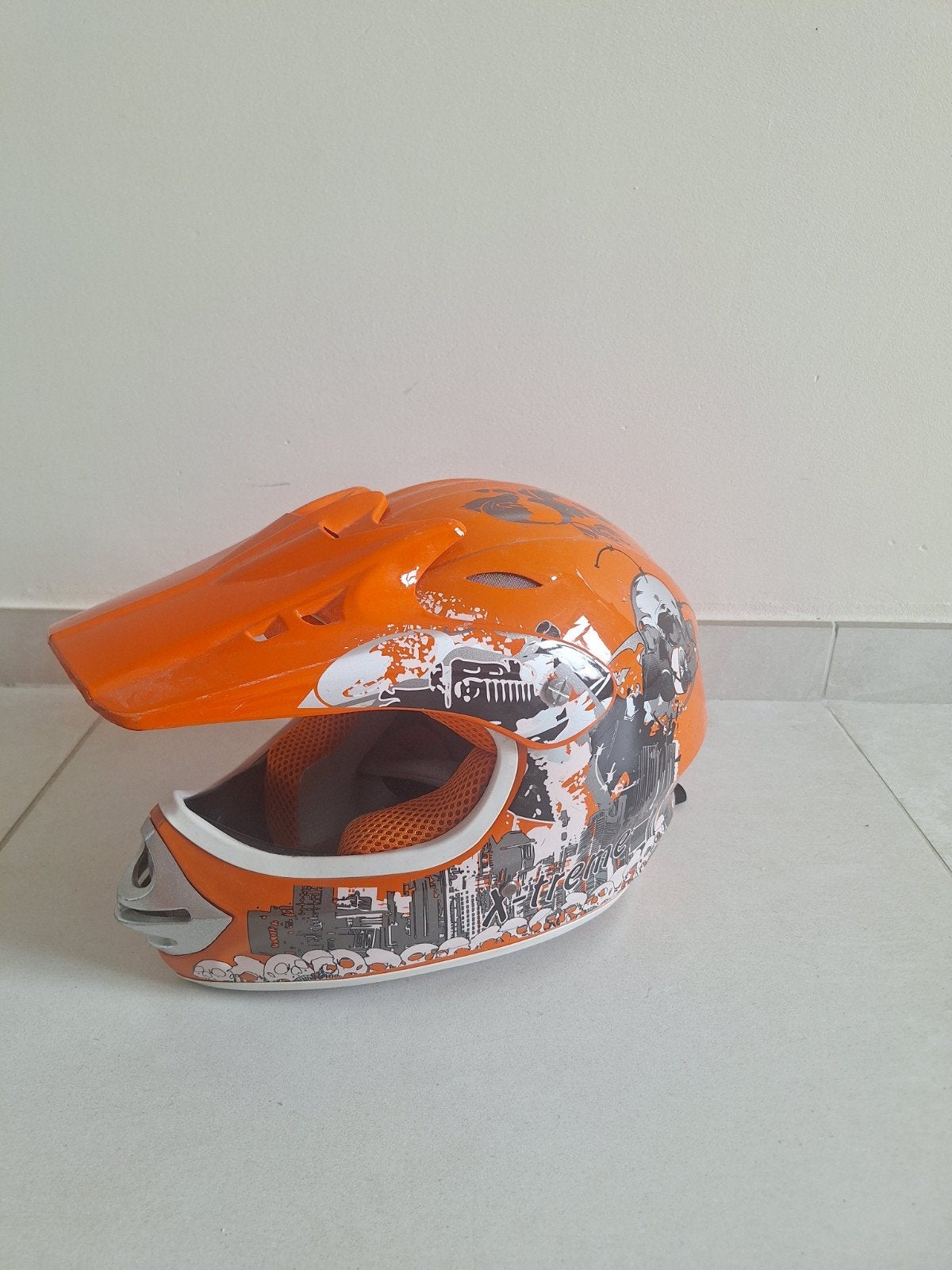 Casque de motocross X-Treme S 51-52, Motos, Enlèvement ou Envoi, S