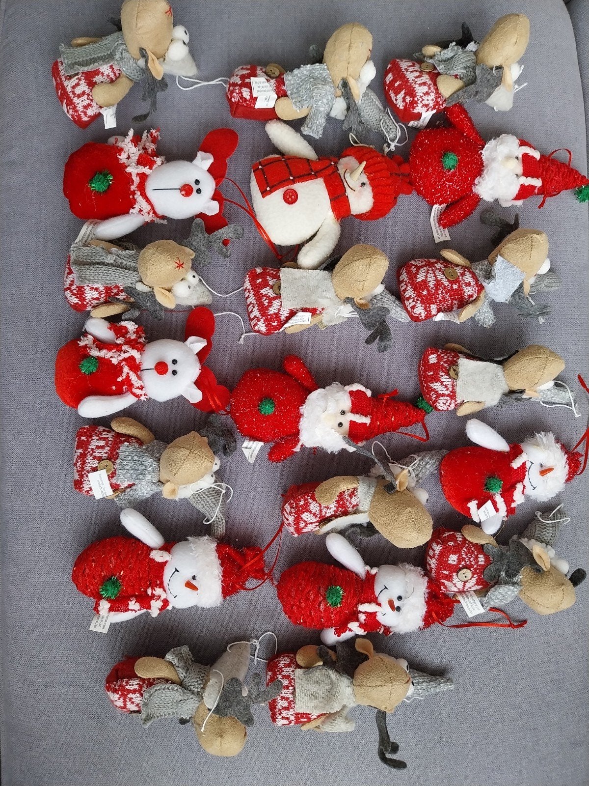20 poppetjes voor kerstboom, Diversen, Ophalen of Verzenden, Gebruikt