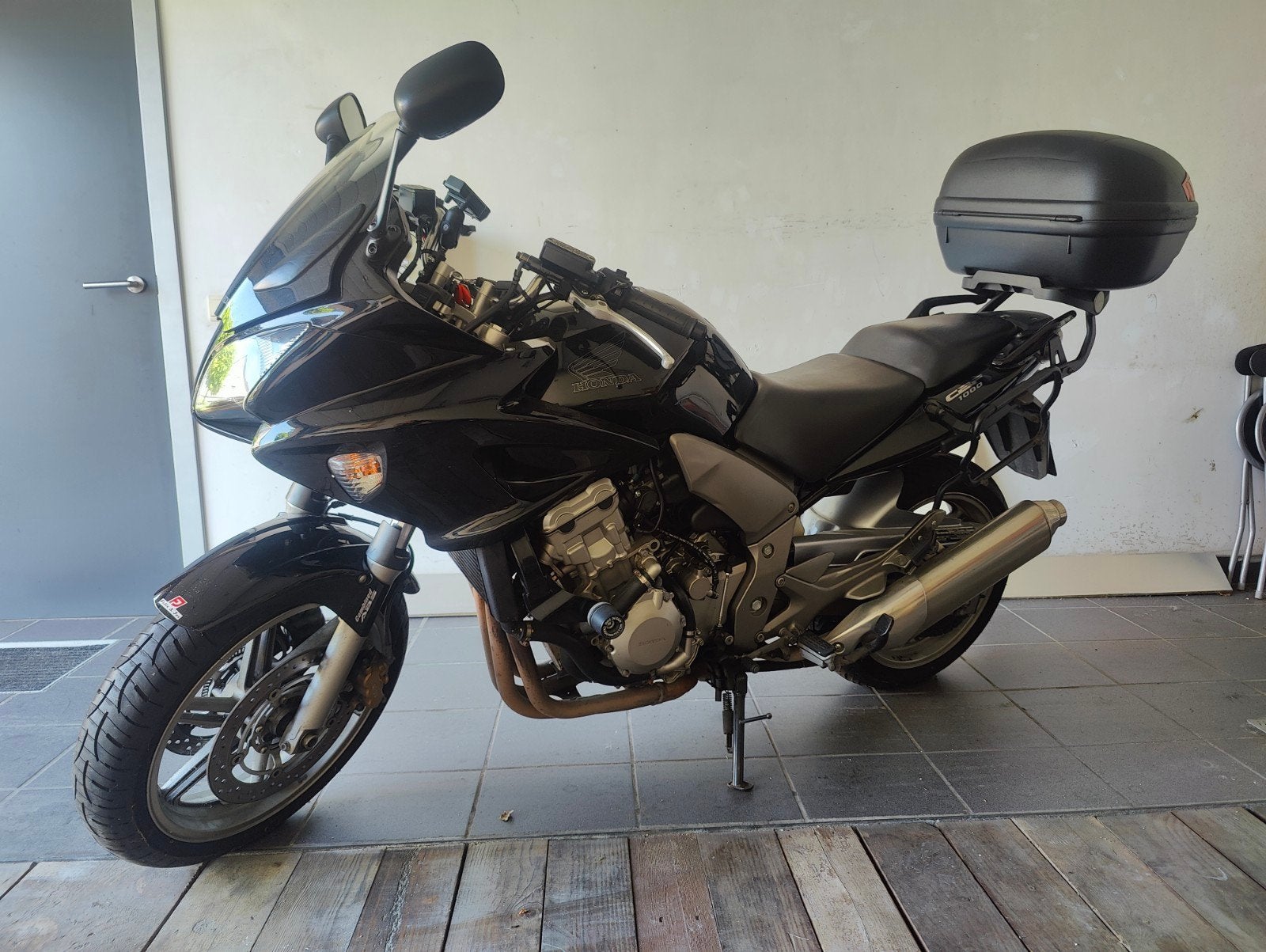 Honda CBF1000 - zwart, Motoren, Motoren | Honda, Handvatverwarming, Particulier, Toermotor, 998 cc