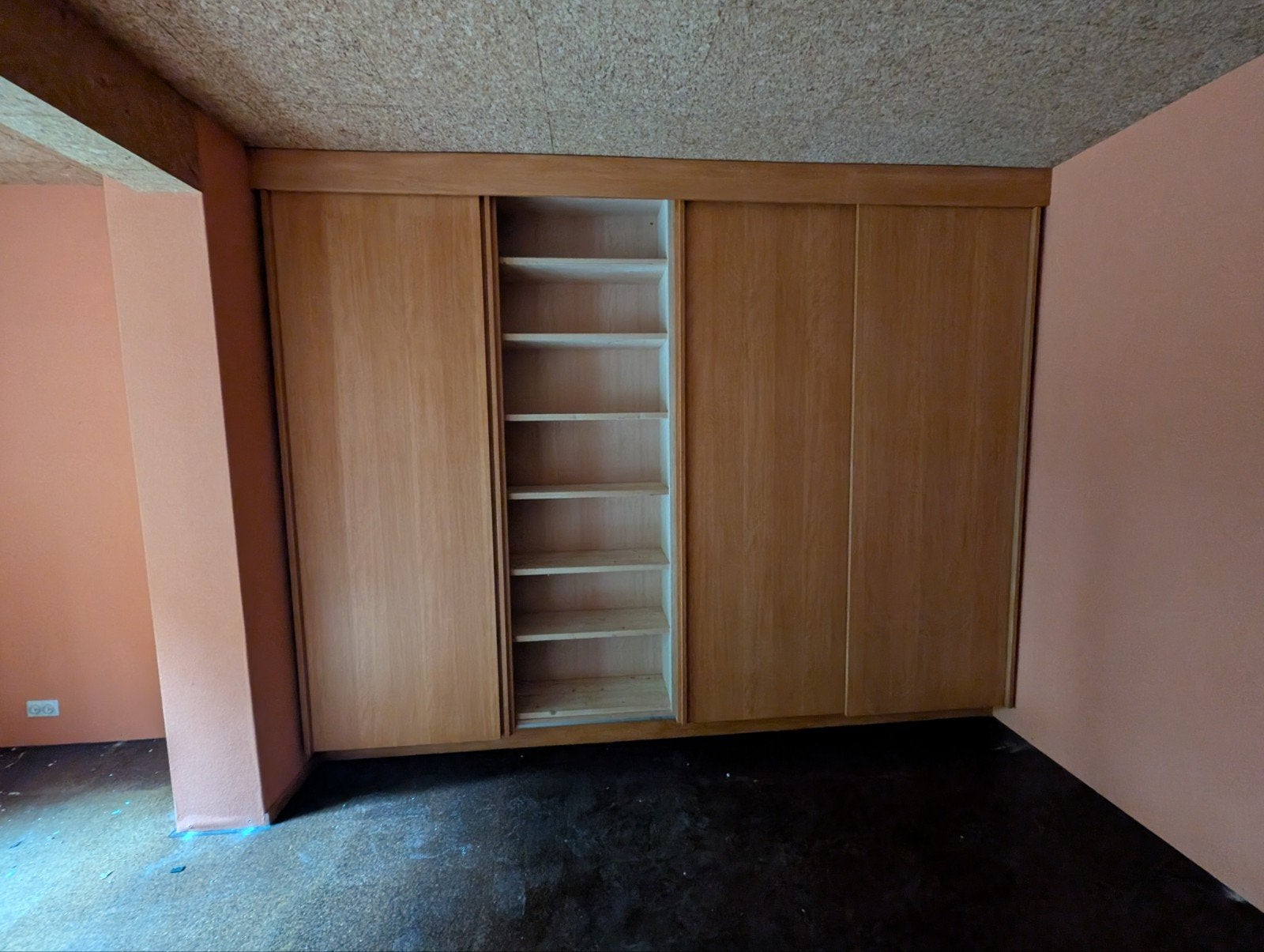 mooie houten ingemaakte kast, Immo, Brugge