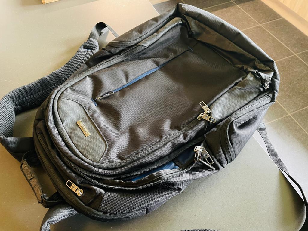 Samsonite rugzak/ laptopzak 18”, Ophalen, Zo goed als nieuw, Samsonite, Rugzak