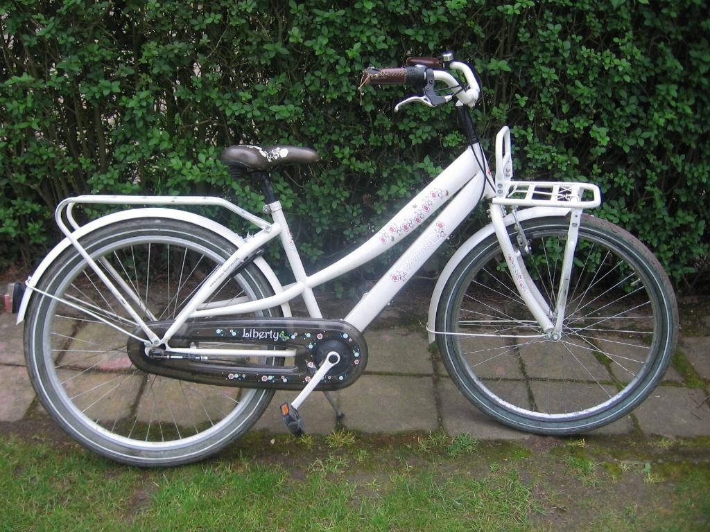 26 inch meisjesfiets kader 42 gewone + terugtraprem, Fietsen en Brommers, Terugtraprem, Gebruikt, Versnellingen, Ophalen