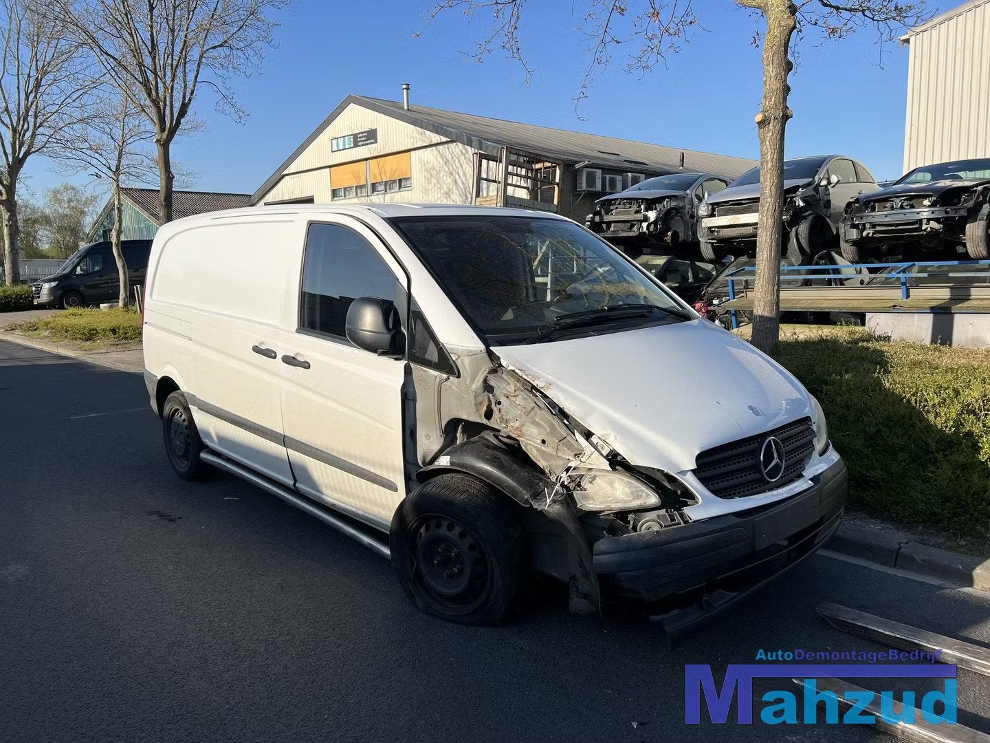 MERCEDES VITO W639 WIT deur portier rechts 2003+, Gebruikt, Mercedes-Benz AG, Deur, Mercedes-Benz