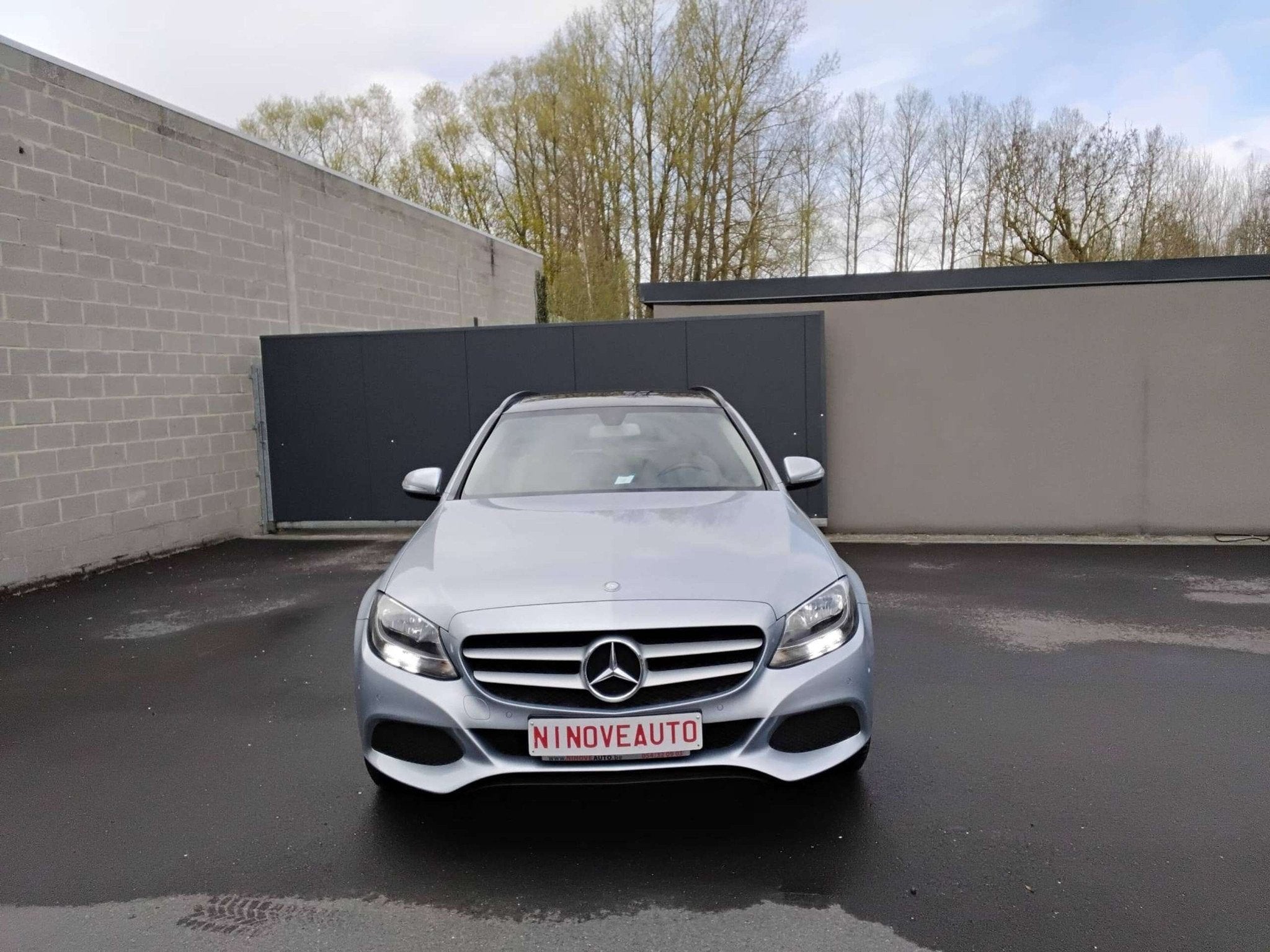 Mercedes-Benz C-Klasse 220 AUTOM NAVI TREKHAAK PARKHULP V&A, Auto's, Gebruikt, 4 cilinders, Bedrijf, 5 deurs