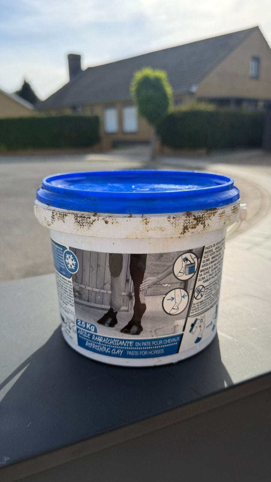 Fouganza verkoelende klei paard – 2,5 kg – gebruikt, Fouganza, Ophalen of Verzenden, Gebruikt