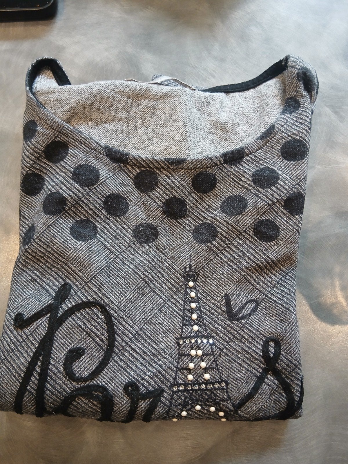 Pull  femme, Neuf, Taille 38/40 (M), Gris, Enlèvement ou Envoi