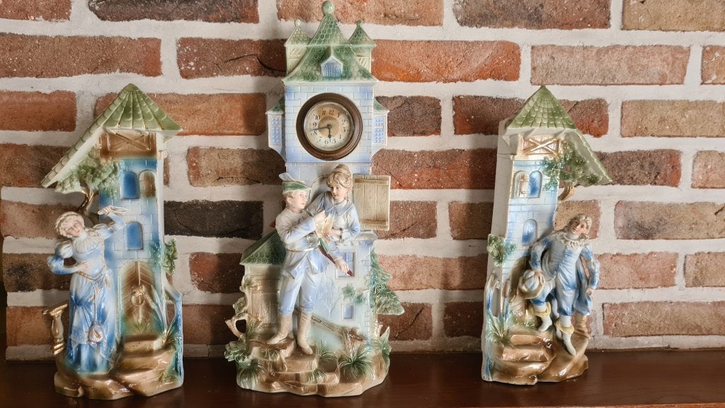 schouwgarnituur, Antiek en Kunst, Ophalen