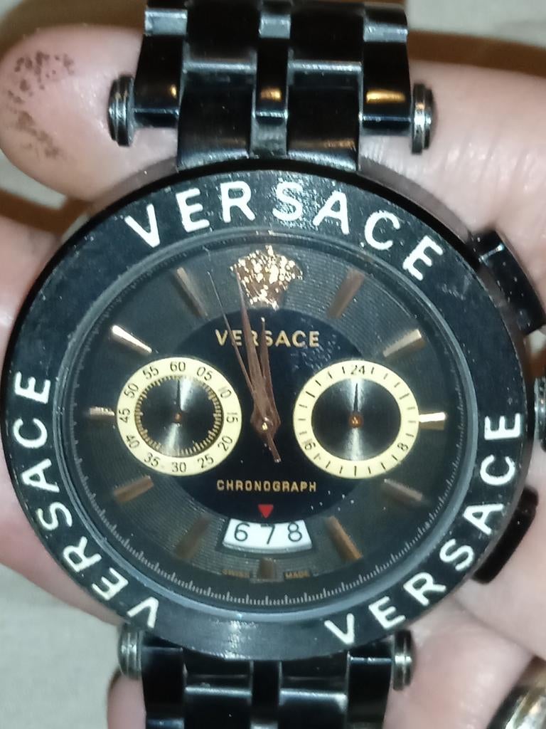 Versace horloge te koop geen papieren geen doos, Handtassen en Accessoires, Ophalen of Verzenden