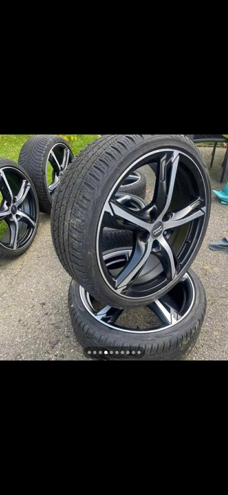 6 jantes Ronal 19P sur pneus neige, Autos : Pièces & Accessoires, Enlèvement, Pneu(s)