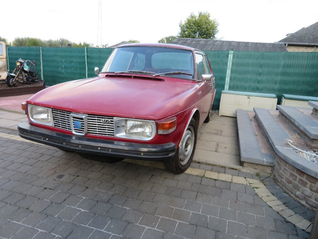 SAAB 99  1972 oldtimer zeer perfect, Autos, Rouge, Achat, Boîte manuelle, Particulier