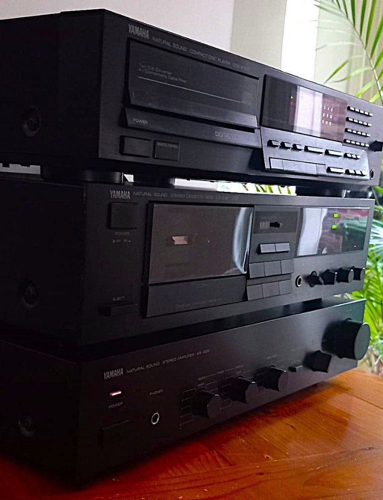 Yamaha Natural Sound stereo audio set, Ophalen, Gebruikt, Cd-speler
