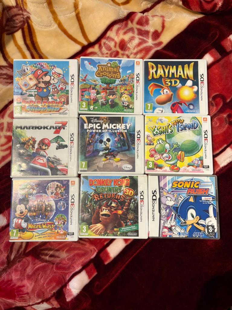 Lot de jeux Nintendo 3DS + 1 jeu DS en très bon état., Envoi, Utilisé
