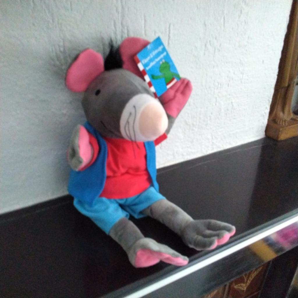 Max velthuijs handpop rat/ muis knuffel, Kinderen en Baby's, Speelgoed | Knuffels en Pluche, Ophalen of Verzenden, Kikker