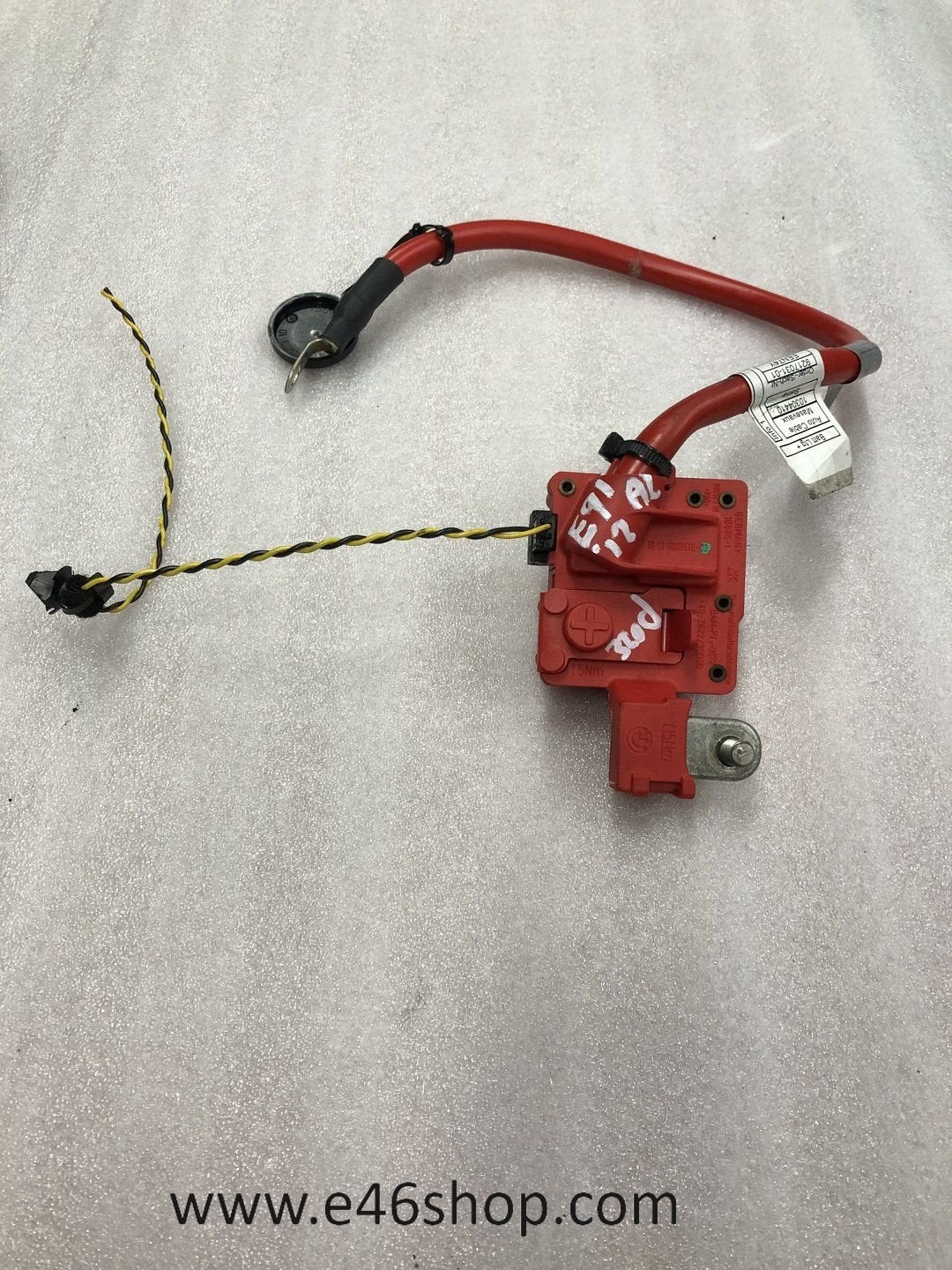 ACCU KLEM MET ONGEVAL SENSOR BMW E90 E91, Auto-onderdelen, Gebruikt, -, -, Ophalen of Verzenden