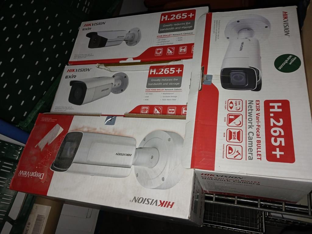 Caméras de surveillance Hikvision EXIR H.265+, Enlèvement