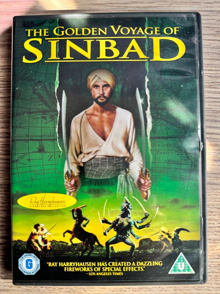 The Golden Voyage of Sinbad, Cd's en Dvd's, Alle leeftijden, Ophalen of Verzenden, 1960 tot 1980, Actie en Avontuur