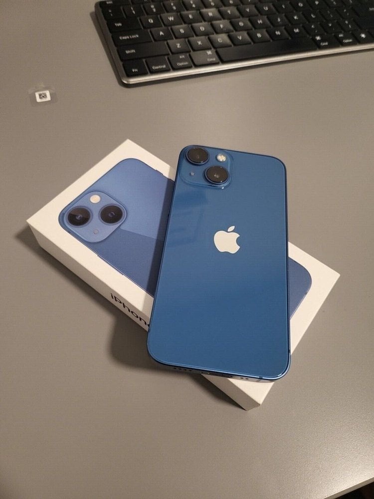 iPhone 13 mini 128 GB, Telecommunicatie, Mobiele telefoons | Apple iPhone, 128 GB, Blauw, Ophalen of Verzenden, Zo goed als nieuw