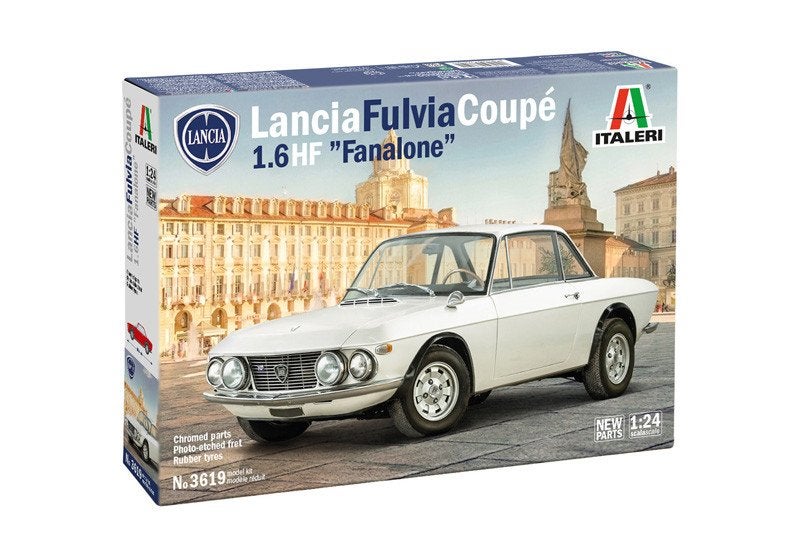 ITALERI 3619 LANCIA FULVIA COUPÉ 1.6 HF ""FANALONE"" 1/24, Neuf, Voiture, Plus grand que 1:32, Italeri