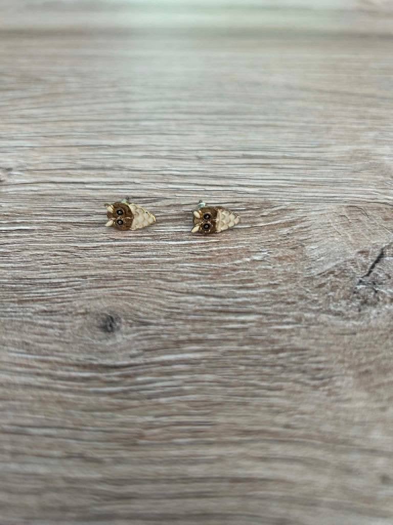 Boucle d’oreille hibou, Bijoux, Sacs & Beauté, Boucles d'oreilles, Enlèvement, Utilisé, Autres couleurs, Puces ou Clous