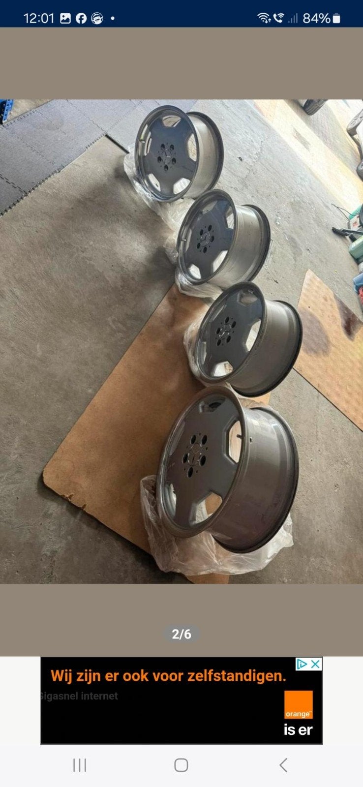 AMG AERO II monoblock 17" 4 velgen met banden, Auto-onderdelen, Ophalen, Band(en)
