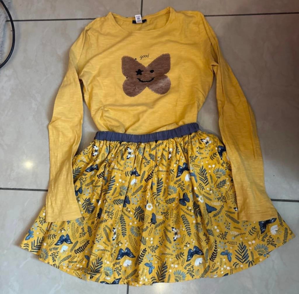 Ensemble okaidi 14 ans, Kinderen en Baby's, Ophalen, Zo goed als nieuw, Meisje, Jurk of Rok