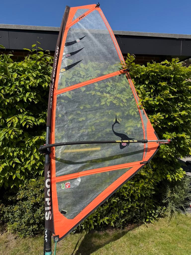 Kinderzeil 3m2, Watersport en Boten, Windsurfen, Ophalen, Minder dan 5 m², Zeil, Gebruikt