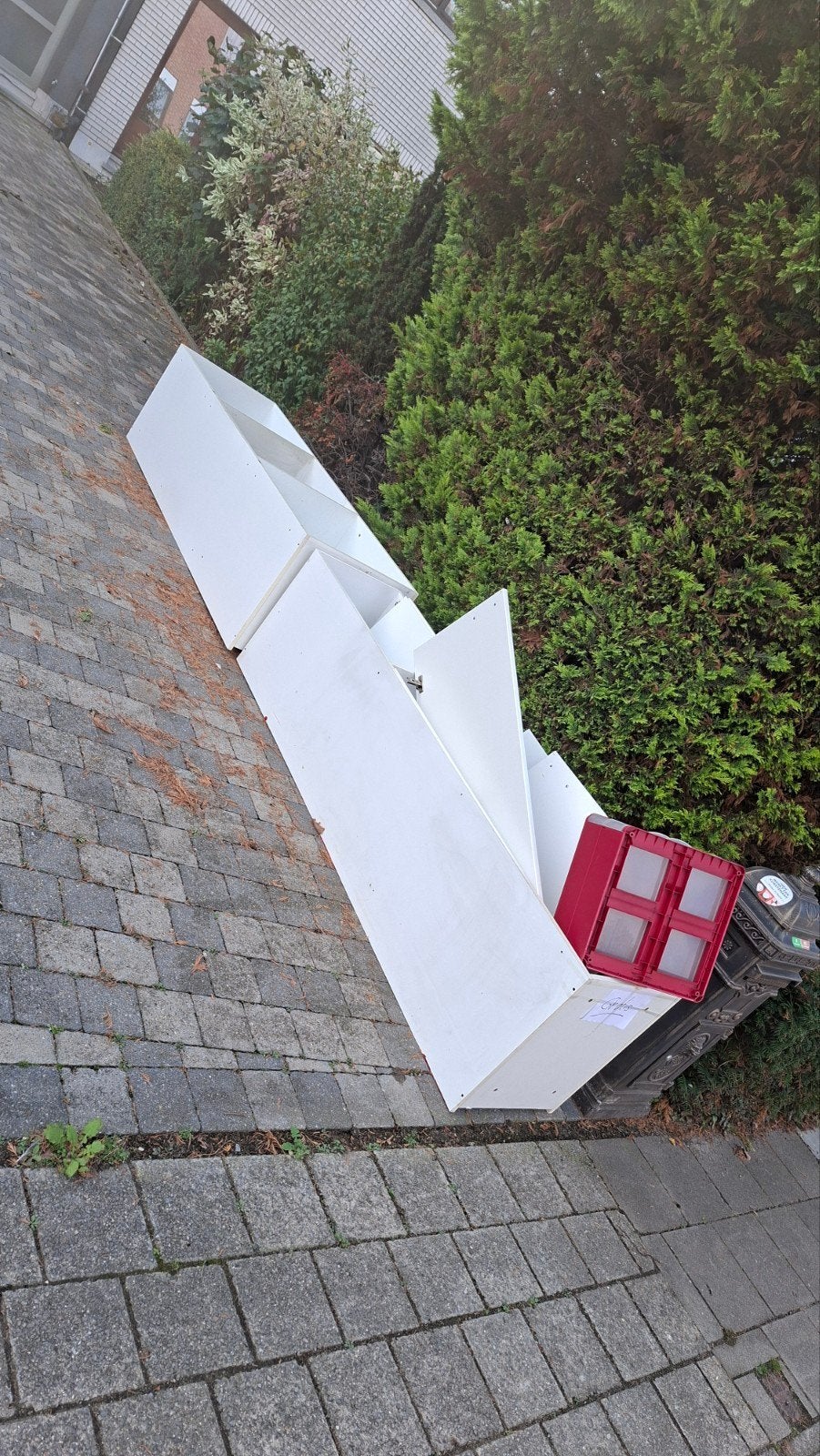 Gratis keukenkasten, Huis en Inrichting, Ophalen, Gebruikt, Wit, 50 tot 100 cm
