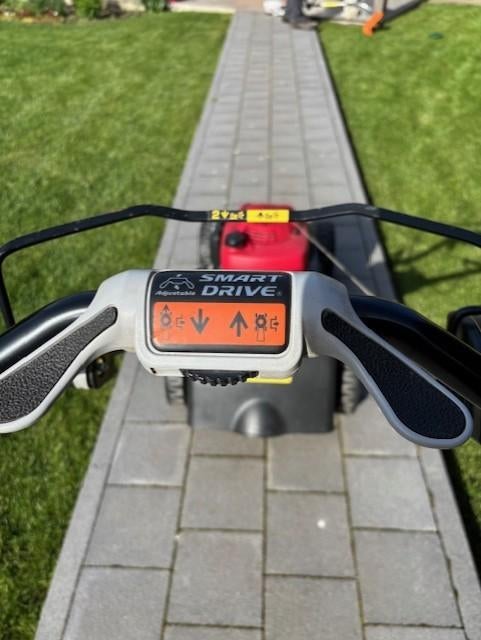 Honda benzine grasmaaier, Tuin en Terras, Grasmaaiers, Zo goed als nieuw, Benzine-grasmaaier, 40 t/m 49 cm, Mulchfunctie, Opvangzak