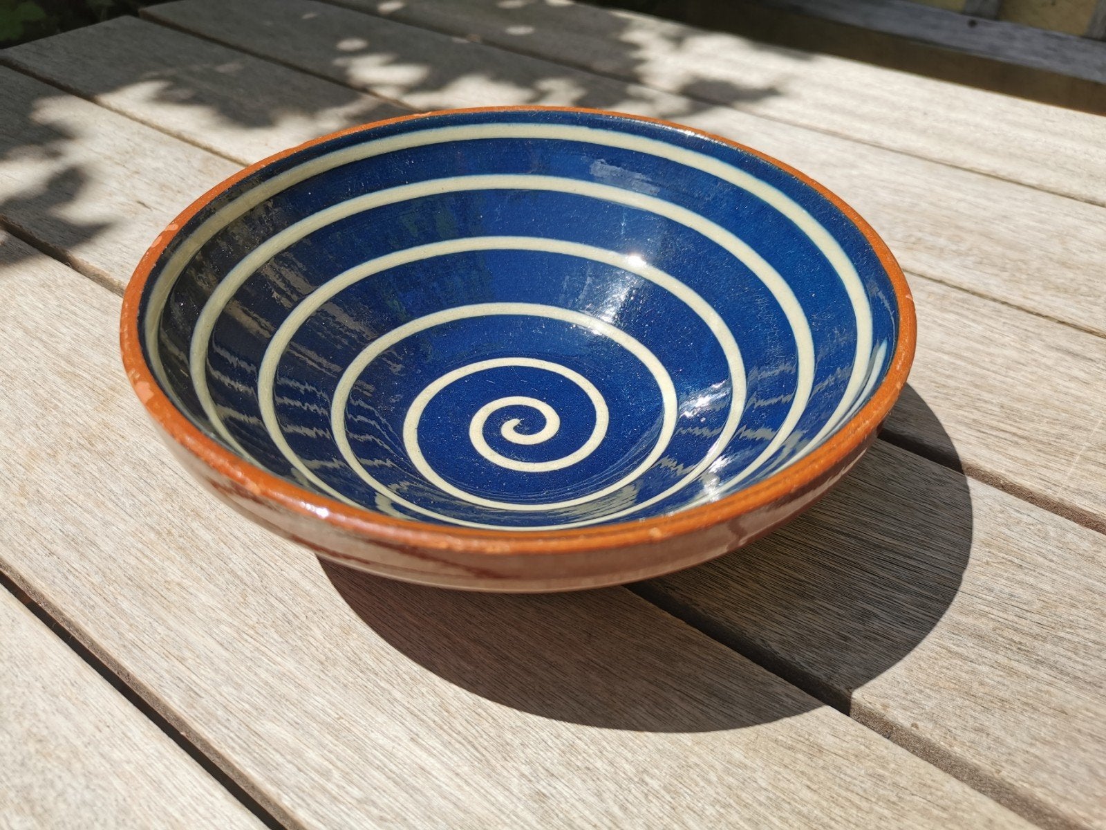 Provençaals aardewerk serveerschaal kom 20 cm., Enlèvement, Utilisé, Poterie, Récipient(s)